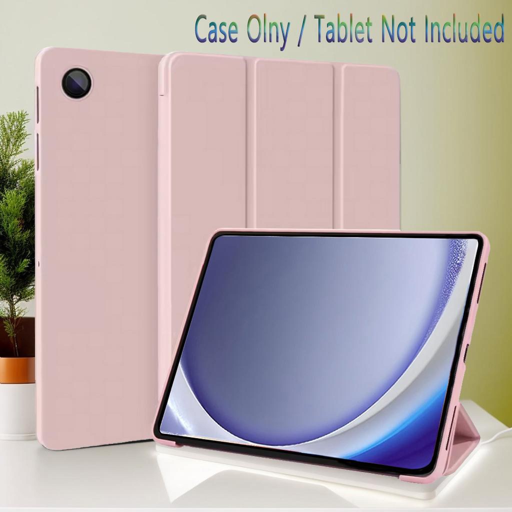 For Samsung Galaxy Tab A9 8.7 (SM-X110 SM-X115) / A9 Plus 11 (SM-X210 SM-X215) Soft Silicone Case Magnetic Flip Smart Cover