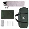 Rear Awnings Waterproof Olive Green 405 X 280 X 220 Cm