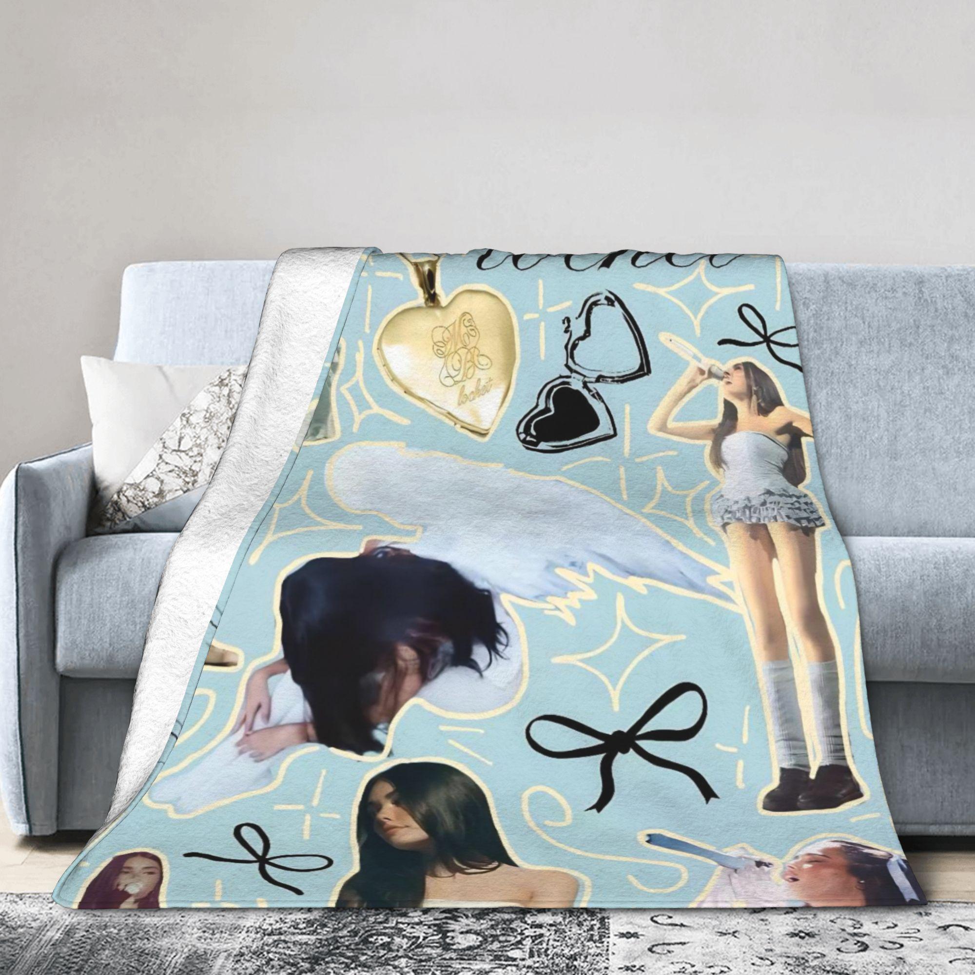 Pandara Jewelry Unisex Locket Madison Beer Blankets Fleece Spring Autumn Portable Super Soft Throw Blanket For Bed Bedroom Bedding Throws