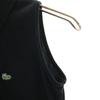 Lacoste Made In Japan No Sleeve Polo Shirt 38 Black Women Used