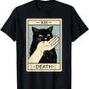 Black Cat Tarot Card Shirt, Funny Witchy Halloween Meme T-Shirt