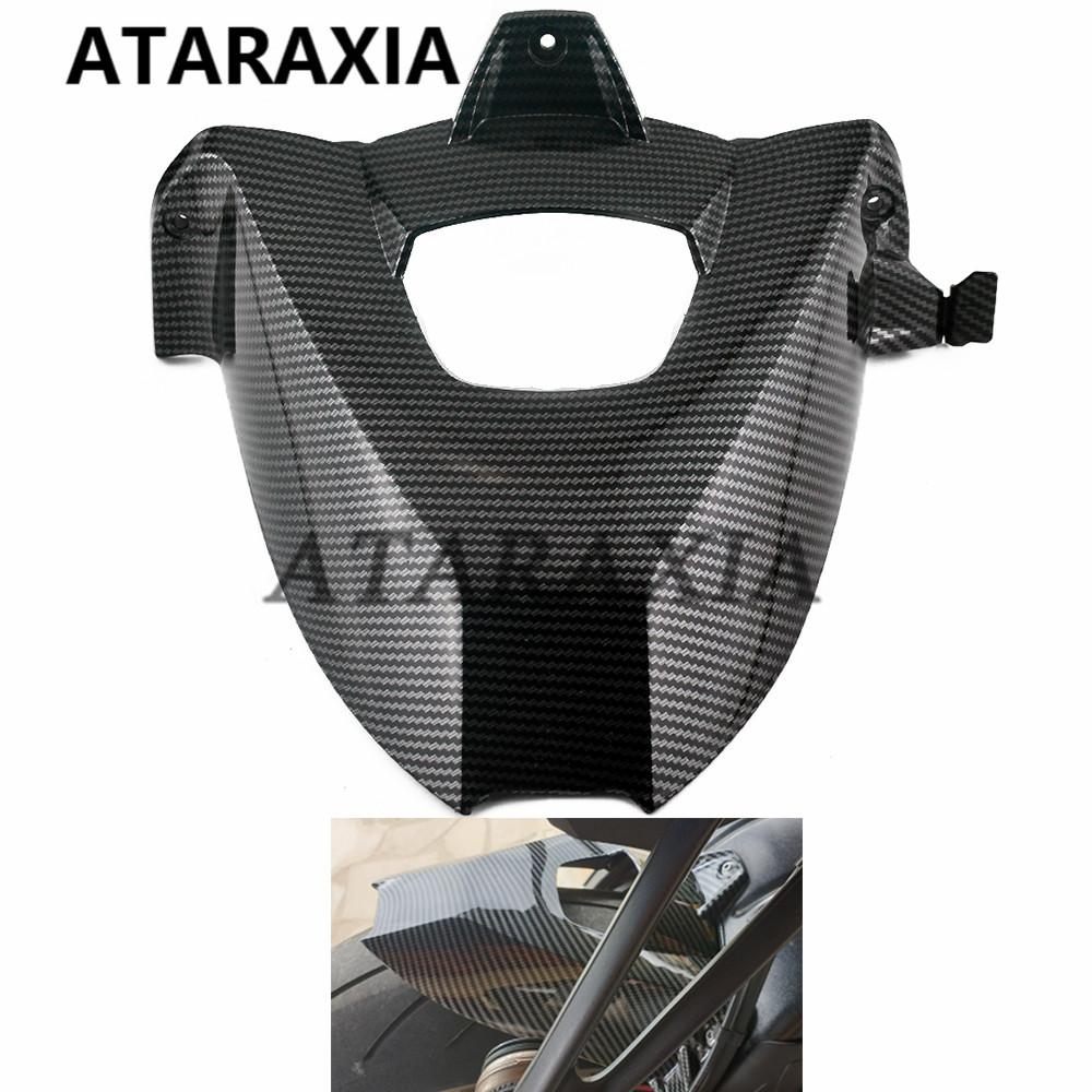 

Carbon Look Motorcycle Rear Wheel Hugger Fender Mudguard Mud Splash Guard For BMW S1000RR S1000R 2009-2018 2017 2016 2015