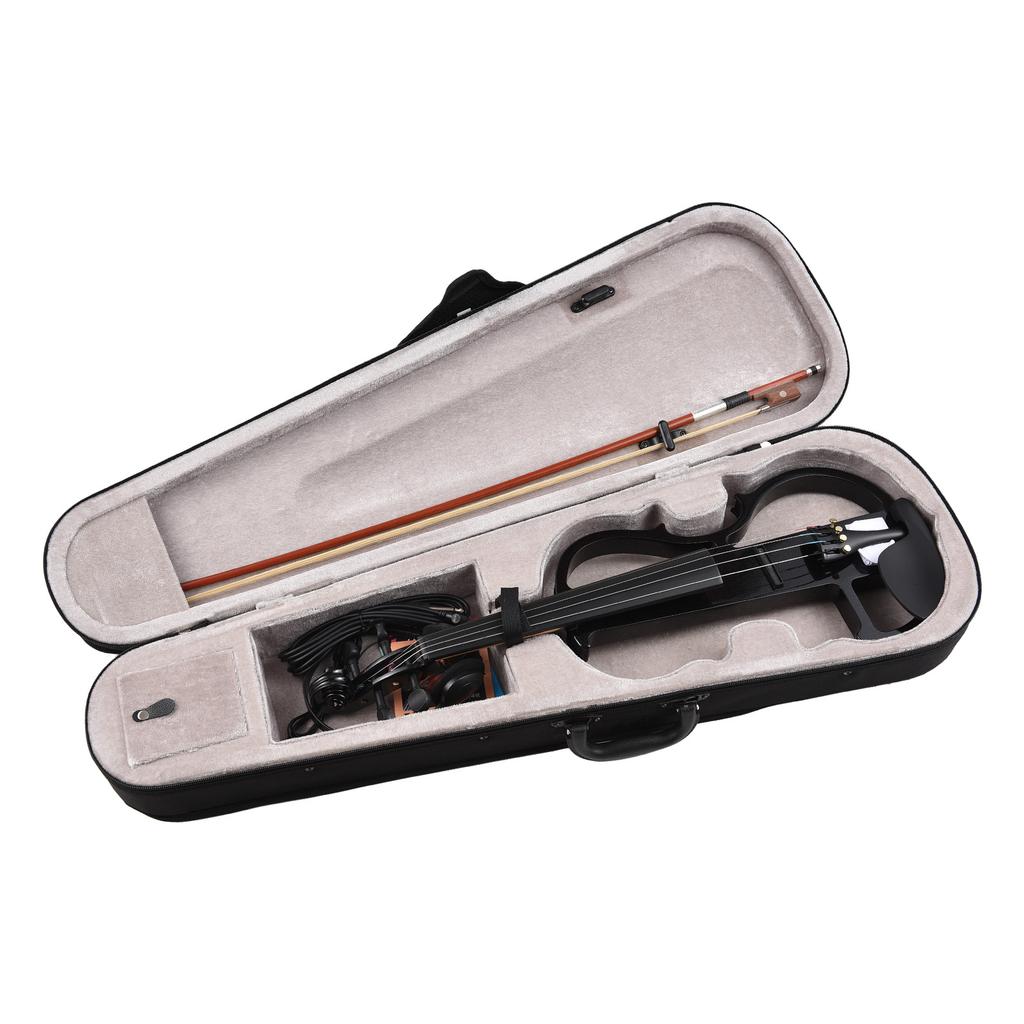 4 4 Violin Full Size Set Professional Silent Electric Violin for Beginners Students School Learners Electric Violin