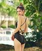 Beullaegmonseuteopis Bright Glossy Backless Monokini (2 Colors)/ Bm260109
