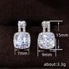 Earrings, Simple Round Diamond Zircon Stud Earrings Internet Celebrity Style