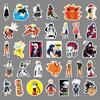 62 Non-repeat Cartoon Japanese Comic Decoration Laptop Suitcase Car Scooter Stickers
