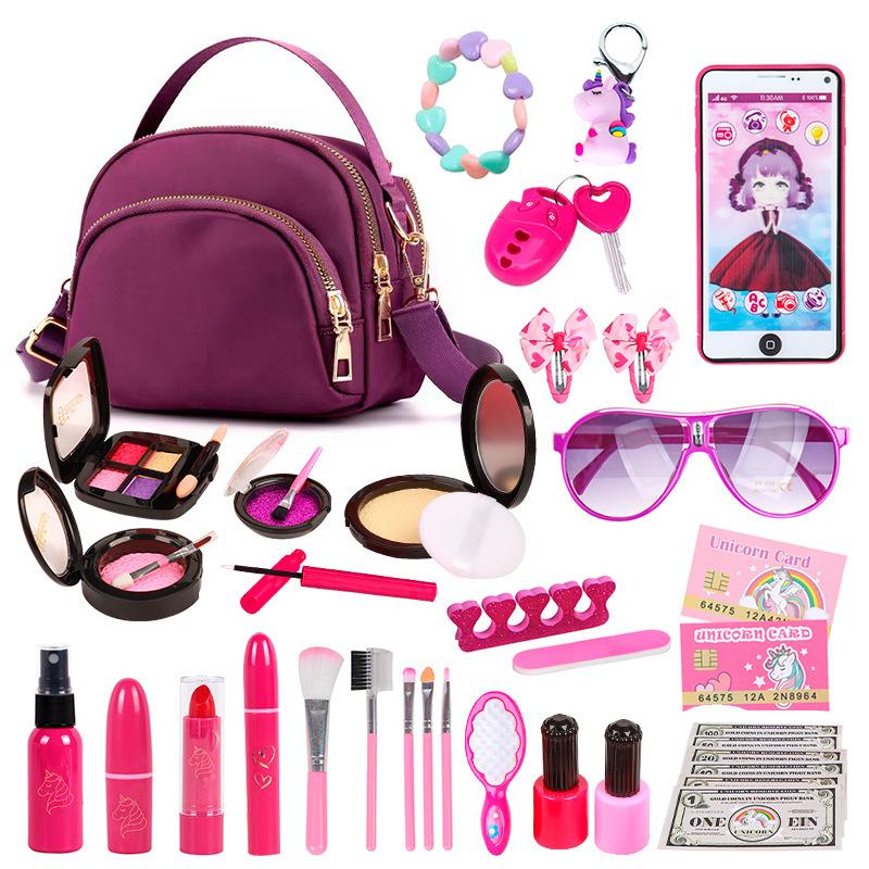 

Маленькая девочка Симуляция Детская косметика Сумочка Игровой набор Играть в домик