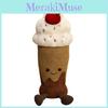 Cute Smile Cherry Cream Milk Tea Cup Plush Doll Pillow For Kids Girls Gift