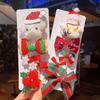 Children's Christmas Reindeer & Santa Hairpin Set: 5 Holiday Bobby Pins & Side Clips