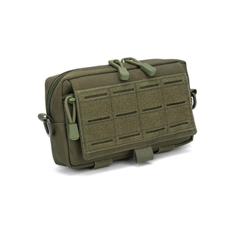 Pochette Admin Molle Pochette utilitaire pour outils EDC Sac de chasse Pochette modulaire horizontale Sac de poitrine/taille Sac organisateur EMT pour l'extérieur