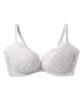 Reduces Back Gaps and Side Fits Up To G Plus Style BYK305 IV F75 Amphi/Wacoal Bra, High-Arm Design, Fat, Cup, Sizes, [Slim Bra]