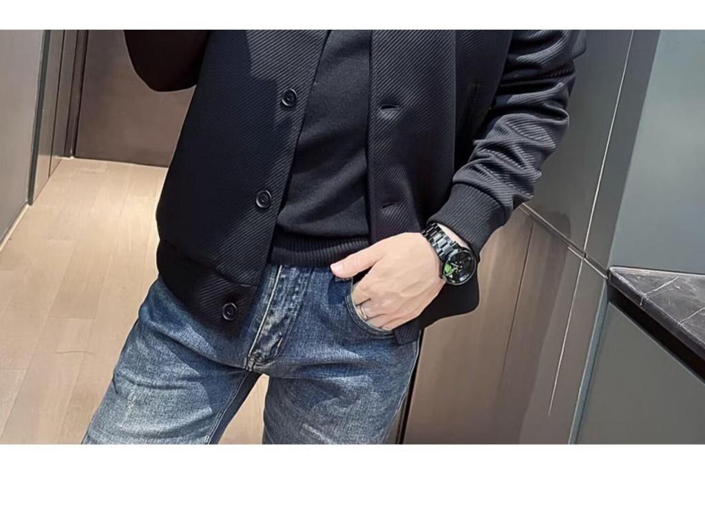 2024 Men's Stylish Harajuku Loose Jacket - High Street Korean Fashion for Spring and Autumn
