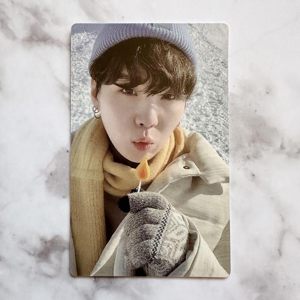 [USED] BTS winter package trading card SUGA Yoongi