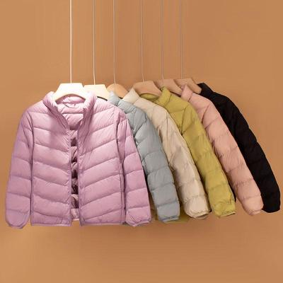 Kids' Lightweight Stand-Up Collar Down Jacket - Autumn/Winter Fashion