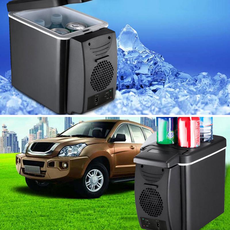 Přenosná 6L 12V chladnička do auta Elektrická mini lednička Auto Camping Mrazák Lednice Pro piknik Camping Cestovní příslušenství