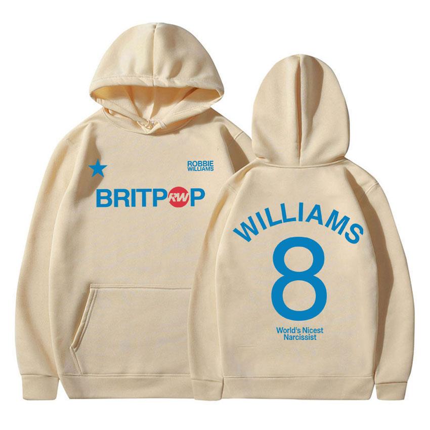 

Robbie Williams Britprwp 8 Tour 2025 Print Hoodie Men s Hip Hop Fleece Pullover Sweatshirt Casual Long Sleeve Oversized Hoodies XL