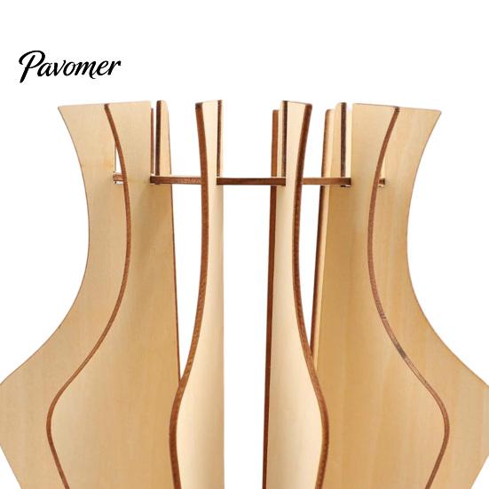 Eco Friendly Wood Decor Wooden Puzzle Flower Vase, Arrangement Display Stand for Placing Flowers & Interlocking Vase Artificial Flowers, Suitable