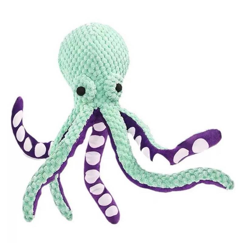 Pluche Octopus Knaagspeeltje Met Geluid Voor Hondentraining En Tandgezondheid