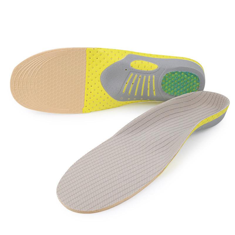 Quality Orthopedic Gel Insoles with Premium Arch Support Mesh Orthotic Foot Pads for Low Arch To Flat Feet Plantar Fasciitis