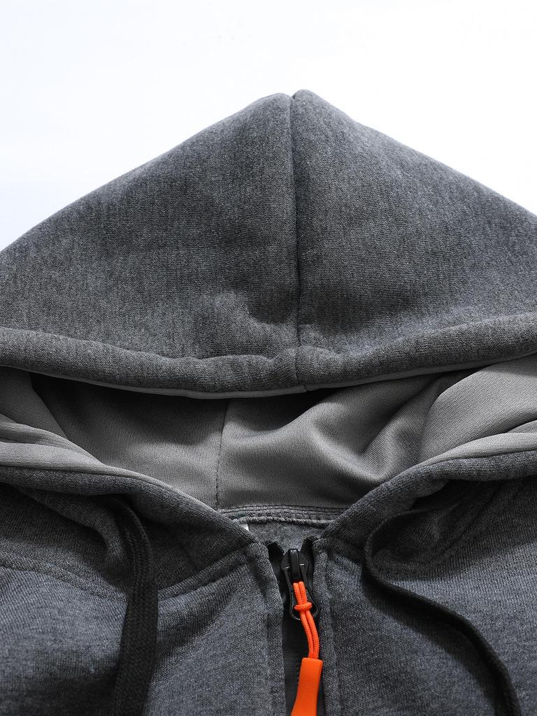 Men's Trendy Zipper Hoodie - Autumn/Winter Casual Pullover