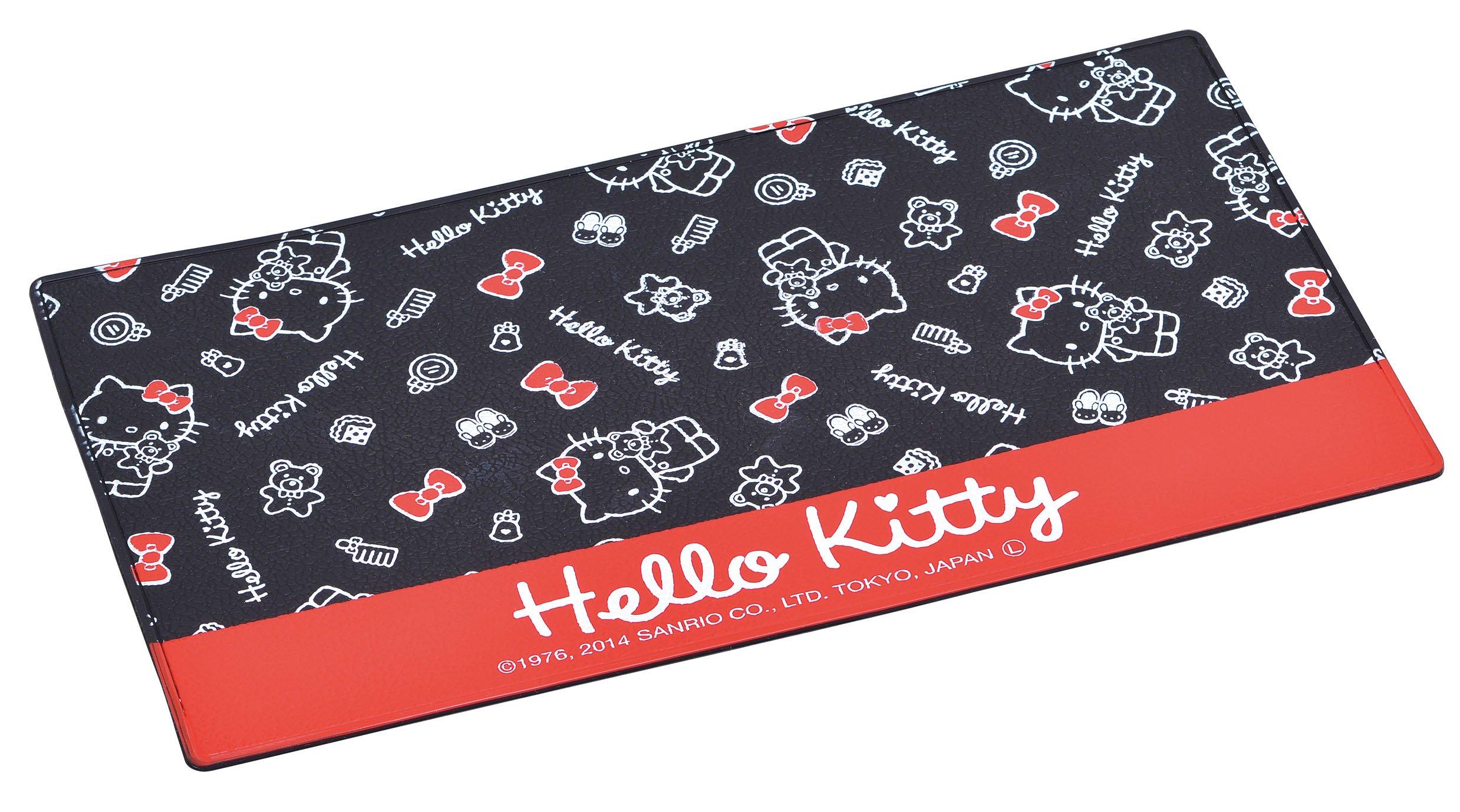 SEIWA Hello Kitty Car Bear Kitty Black KT478 Anti-Slip Mat, Series, чёрный