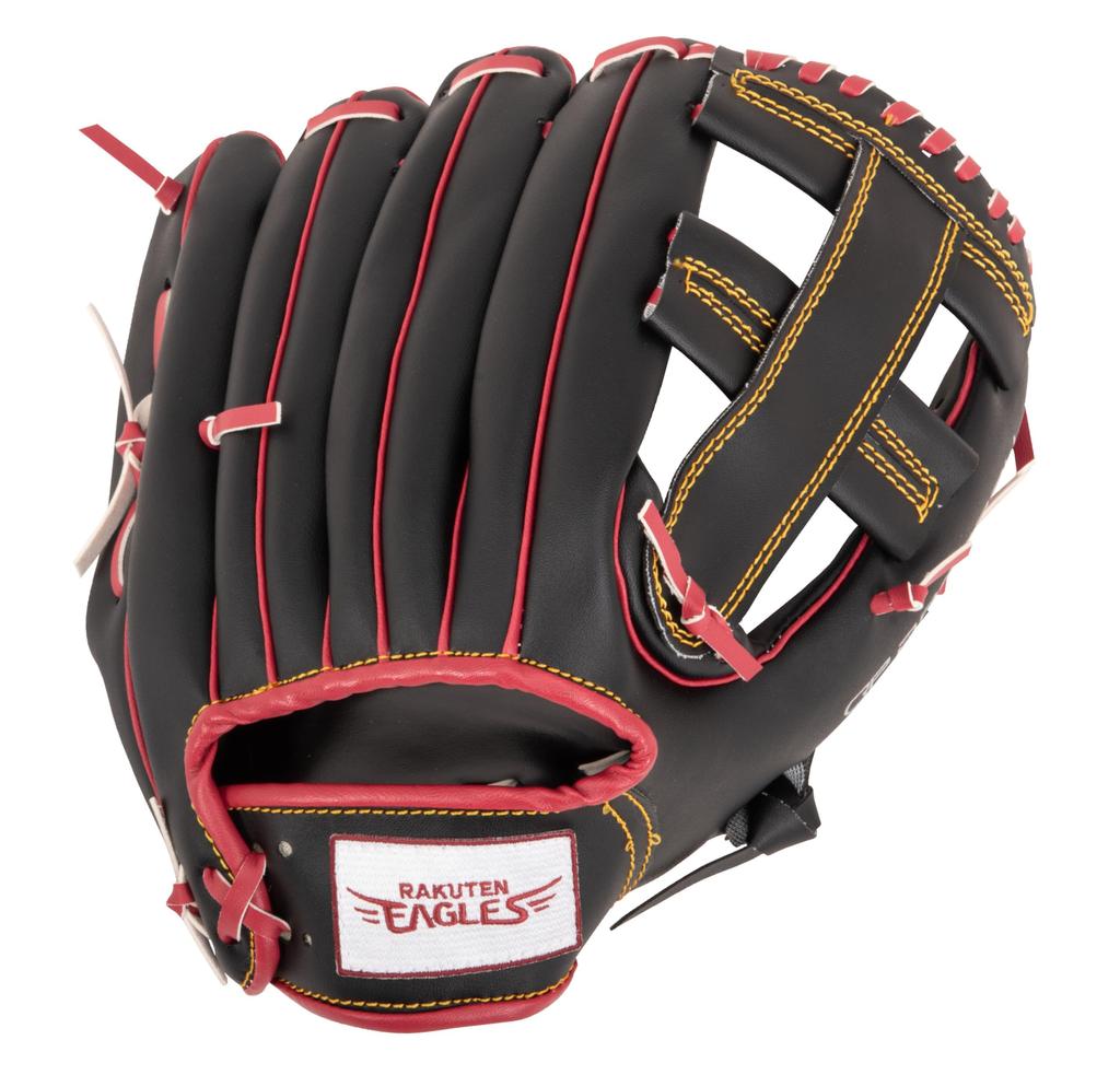 Rakuten Golden Eagles x GP Baseball Catch and Glove Includes Soft Throw Parent-Child Set, Ball, Right-Handed