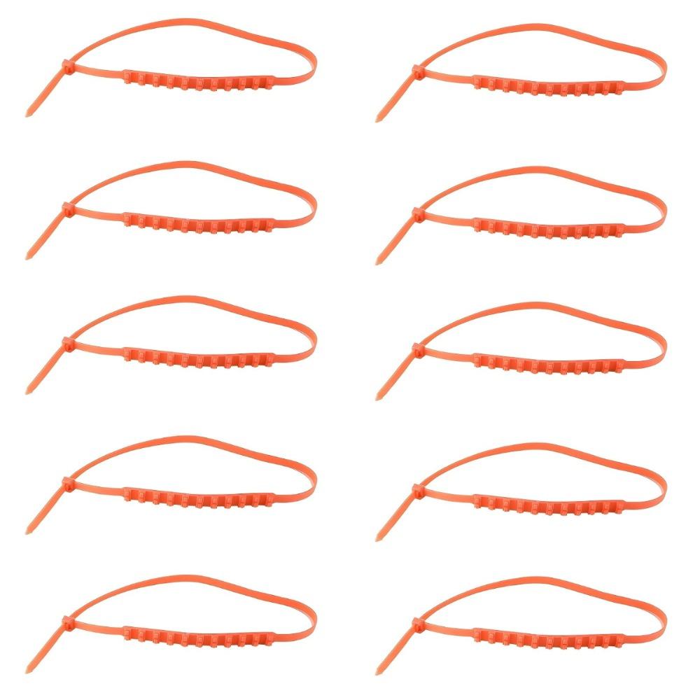 10/20Pcs Universal Car Wheels Chain Double Grooves Car Tire Strap Cable Ties Emergency