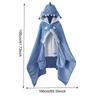 Cute Shark/Bat Air Conditioned Coral Fleece Nap Robe Shoulder Shawl Style Home Clothes Comfortable Soft Material Autumn Season