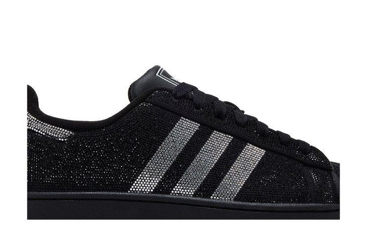 Zapatillas de Mujer adidas Superstar II Pedrería Negro Plata (De las mujeres) Negro Core/Plateado Metálico/Blanco Roto