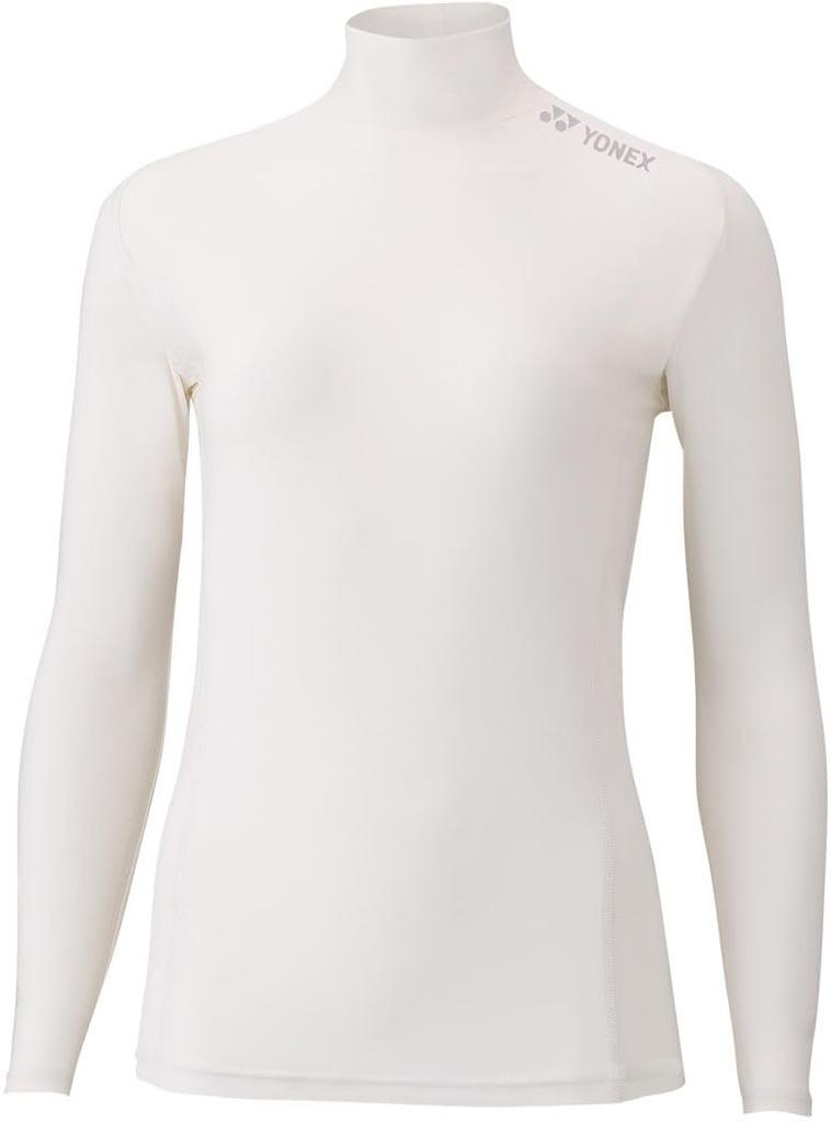 Yonex White Women's High-Neck Long-Sleeve Shirt, (011)