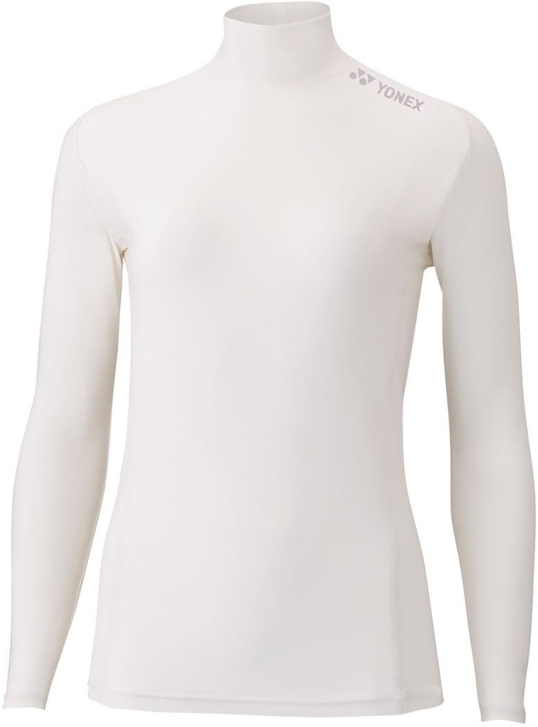 

Yonex White Women s High-Neck Long-Sleeve Shirt, (011)