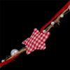 WTEMPO Five-Pointed Star Christmas Red Ribbon for Home Decoration Christmas Tree Christmas Wreath Gift Box Wrapping Festive Handcratfs Making Ribbon