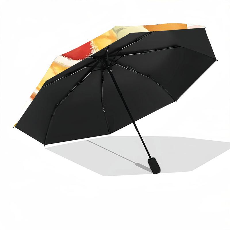 1pc CookieAnne Filled with Joy Automatic Opening and Closing Umbrella, Lightweight 3-Fold, With Cute Cartoon Characters, Suitable for Home,