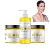 Turmeric Glow Combo Skincare Set, Face Wash, Scrub & Butter for Glowing Skin, Improve Tone, All Skin Types