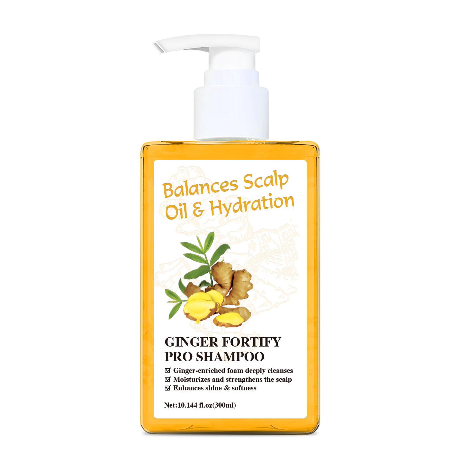 

Укрепляющий шампунь для волос и контроля жирности 300 мл Экстракт Очищает, Удаляет жир и Восстанавливает кожу головы One Size