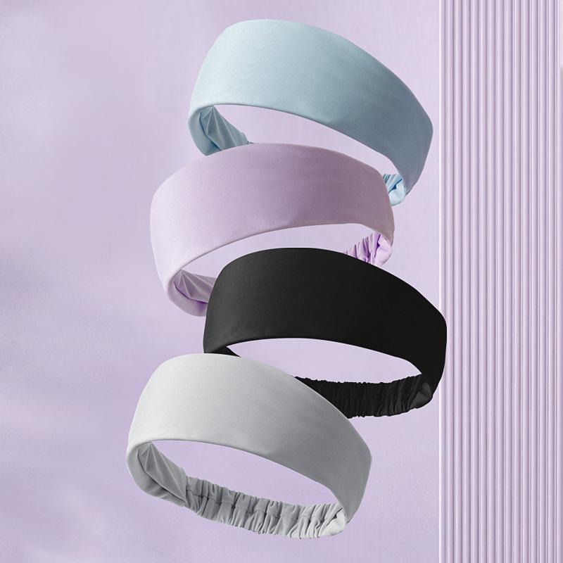 Sports Headband, Workout Headband for Women Men, Yoga Running Fitness Elastic Sweatband, Quick Dry Non-Slip Headscarf
