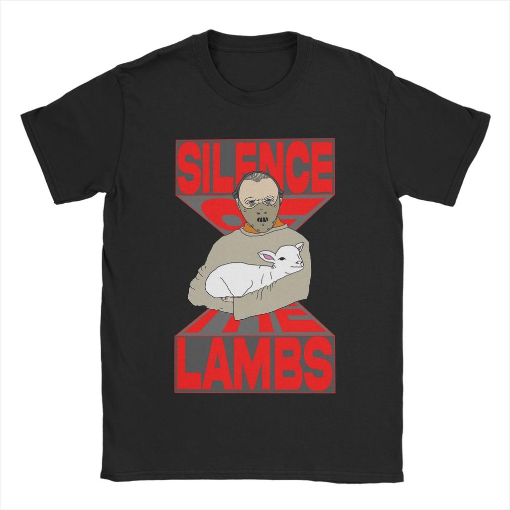 Dr Lecter The Silence of the Lambs T Shirts for Men 100 Cotton TShirts Round Neck Tees Short Sleeve Clothes Graphic Printed