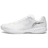 Collection de tennis de table Li Ning Résistantes à l'abrasion Respirantes Basse top Chaussures de tennis de table Unisexe Blanc APPU003-3
