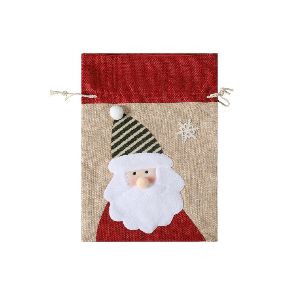 Christmas Burlap Candy Tote for Kids' Gifts and Decorations