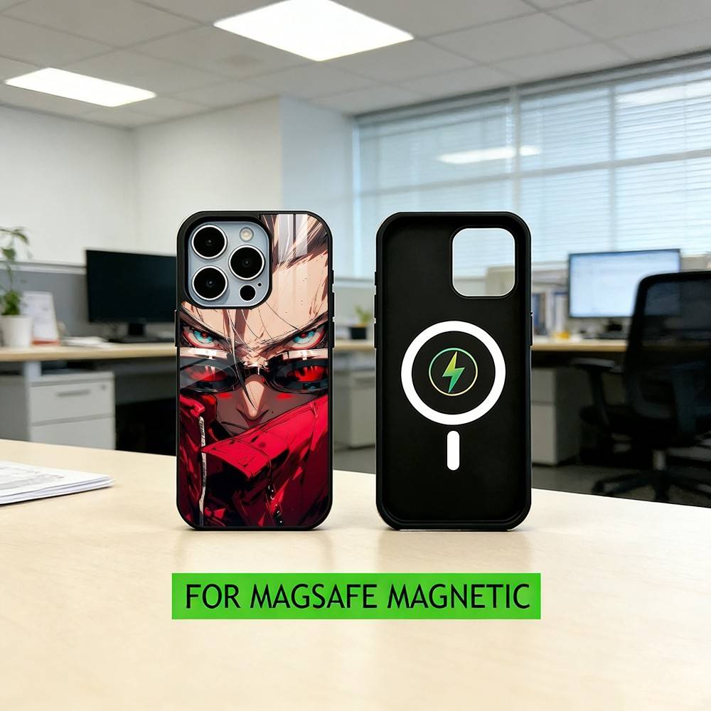 Anime C-Cool Trigun  Stampede  Phone Case For iPhone17,16,15,14,13,12,11 Plus,Pro Magnetic For Magsafe Wireless Charging
