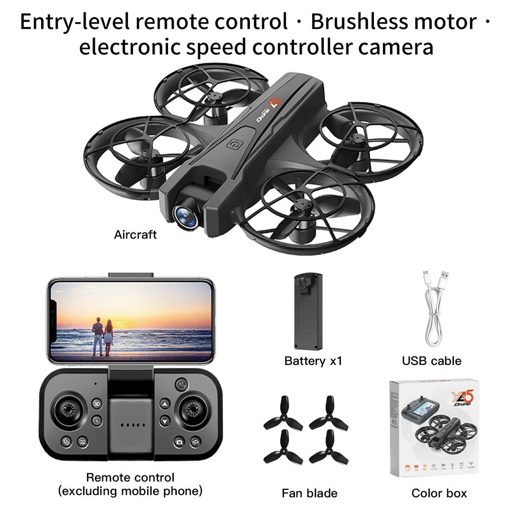 YL05 Drone 8K HD Camera Screen Remote Control Brushless RC Helicopter 360° Flip Quadcopter Dron RC Toys Gift For Kid Boy