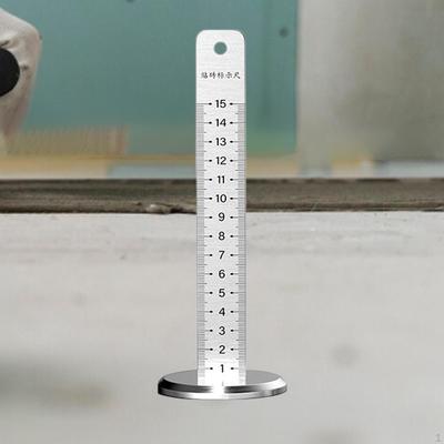 Equal Height Ruler Ceiling Leveling Special Round Base Portable Ceramic Tile Tool Vertical