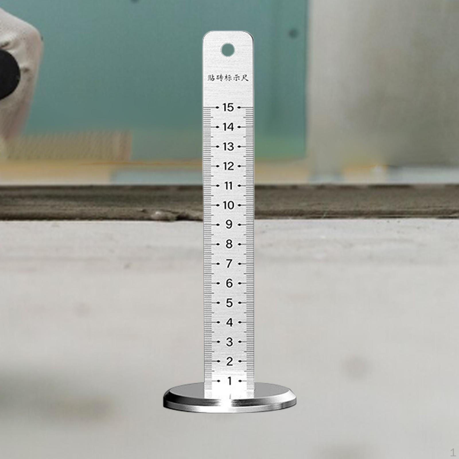 

Линейка равной высоты Уровень потолка Специальное круглое основание Портативный инструмент для керамической плитки Вертикальный 1 Piece