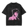 Mens TShirt Dispatch Game  Washed T Shirts Fashion  Summer Tees Streetwear Simple Casual Clothes Gift