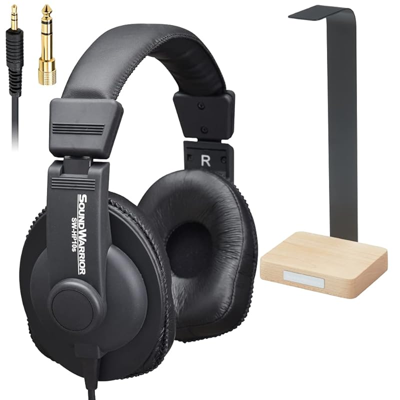 

SOUND WARRIOR Direct sales limited set monitor headphone professional use Closed type | 3.5mm lightweight wired clear reproduction musical instrument