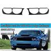 2pcs Front Headlight Lamp Bezel Trim for 08-14 Dodge Challenger Black