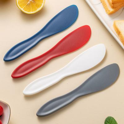 2Pcs Plastic Cake Spatula Food-Grade PP Material Colorful Multifunctional Easy-to-operate Rounded Corner Scraper