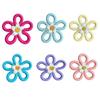 Woven Macrames Colorful Flower Wall Art Decoration for Living Room or Baby Kids Bedroom Nursery Wall Hanging Ornament