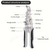With Elbow Wire Stripper Pliers Cable Wire Wire Cutting Pliers  Crimping Tool