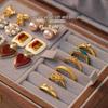 HANDUNYOU Solid Wood Jewelry Box